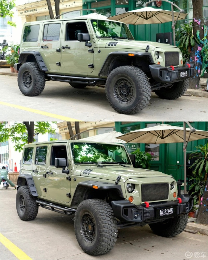 牧马人改色 当硬汉牧马人披上绿盔甲