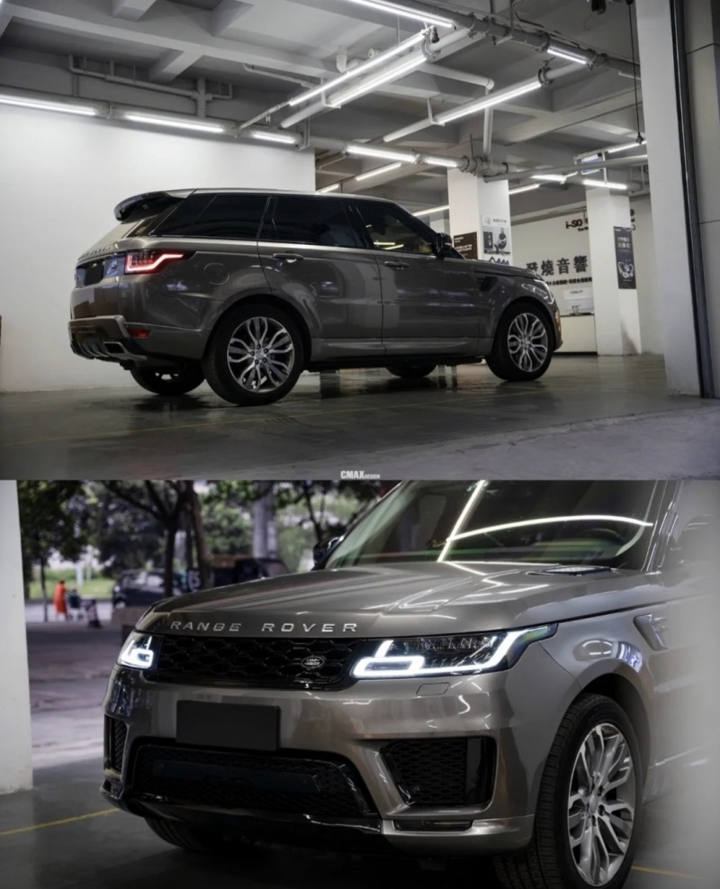 路虎揽运|液态金属银改色太帅了吧90