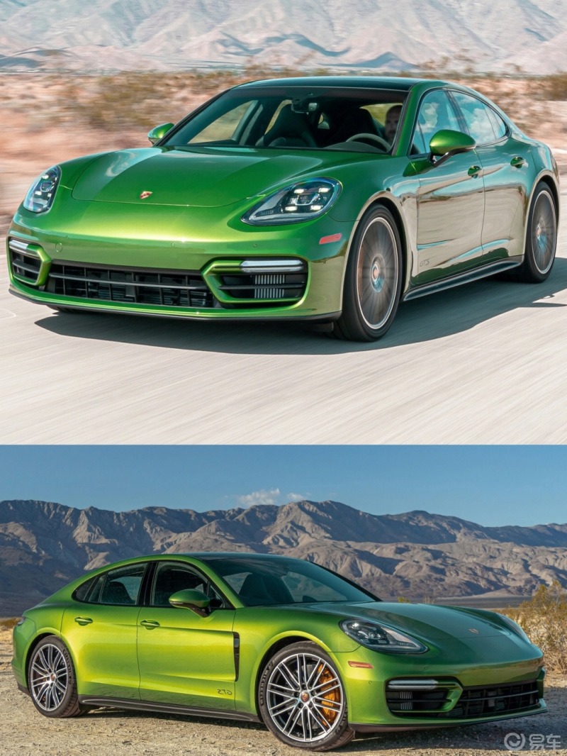 保时捷帕拉梅拉panamera金属曼巴绿