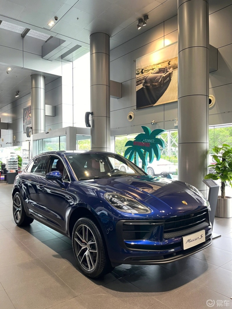 保时捷macan s龙胆蓝97