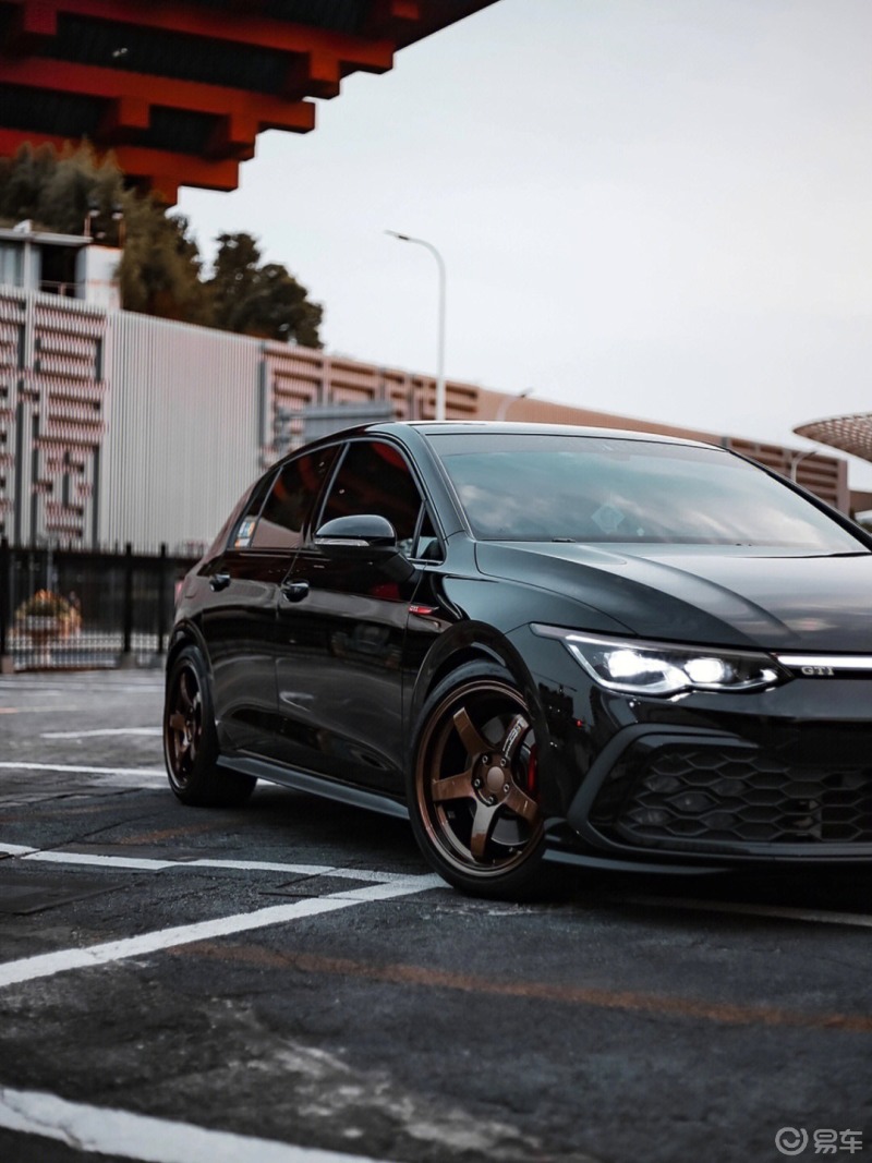 上海拍车摄影:golf mk8 gti