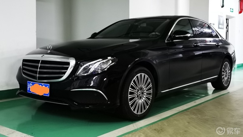 e300l时尚型1500公里用车感受,黑色立标玛奇朵双拼内饰97_奔驰e级