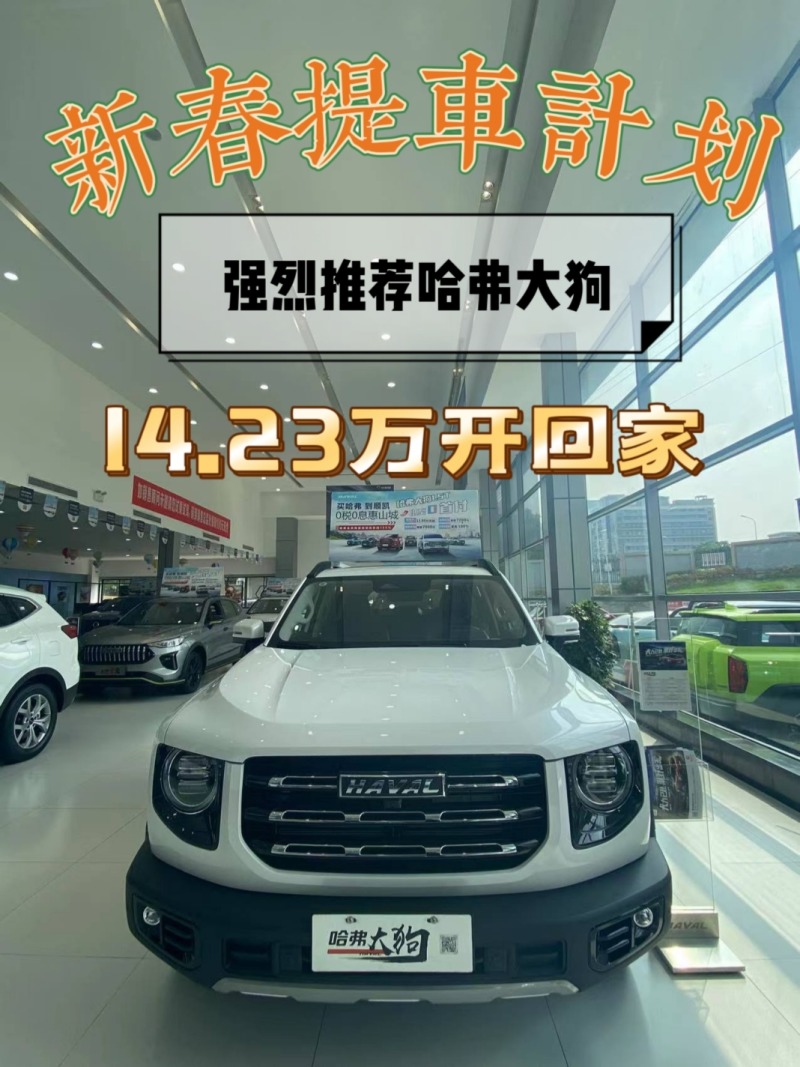 新春提车我推荐哈弗大狗9814.23落地