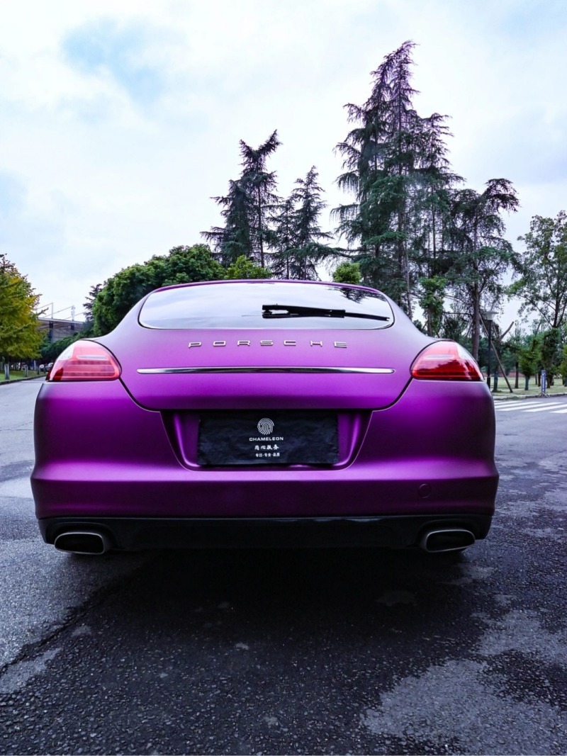 电光紫的帕拉梅拉太美了