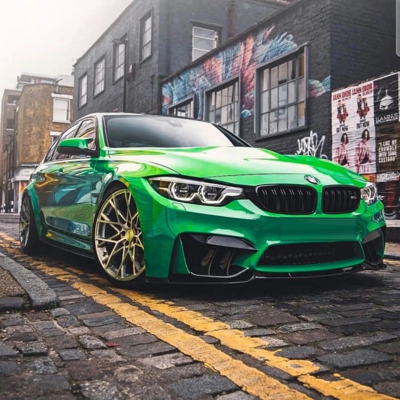 宝马m3超纯正绿色 | 曼岛绿98