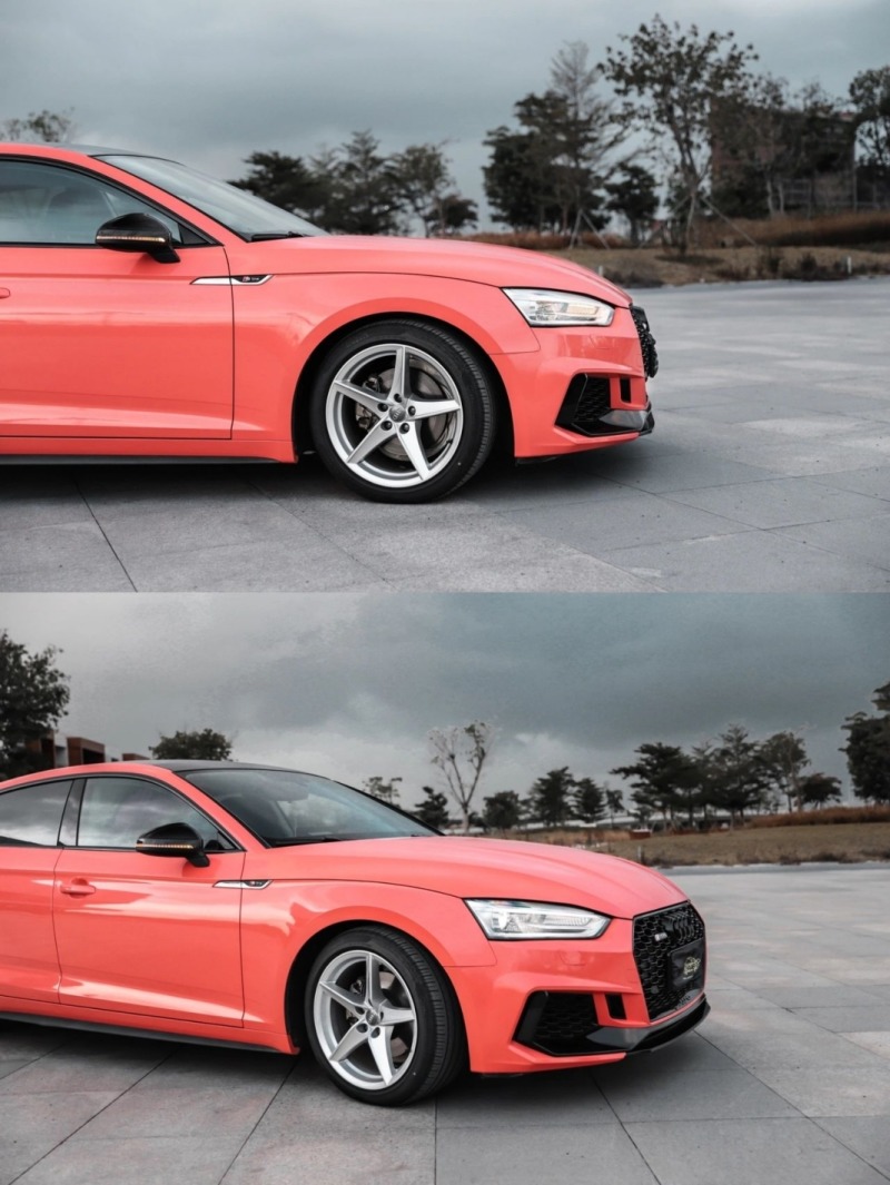 奥迪a5改rs5案例 | 珊瑚橘色94