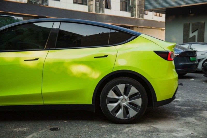 model y改色幻彩荧光黄99