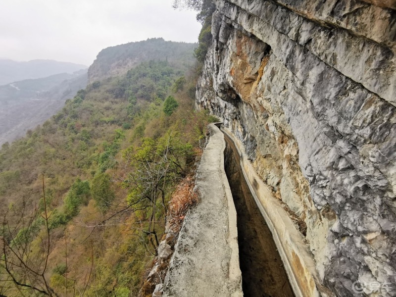 游大发天渠,人工36年打造的天渠!98