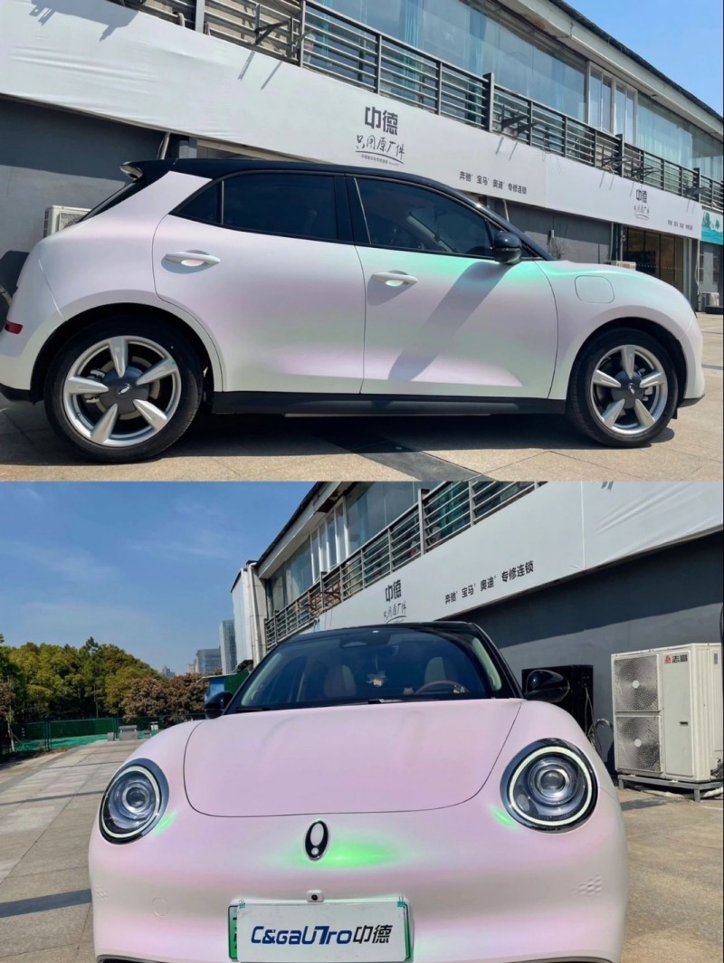 欧拉好猫改色梦幻曙光白