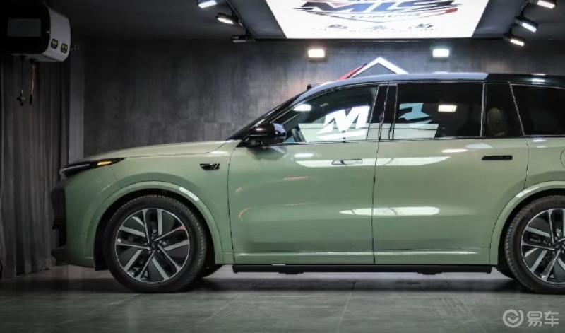 理想l9改色电光金属嫩芽绿9898