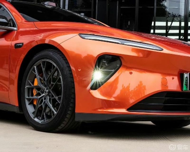 蔚来et7改色爱马仕橙9696