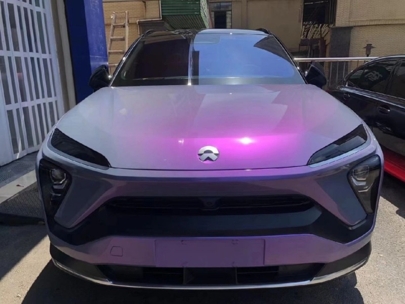 蔚来es6 法式卡普里灰紫