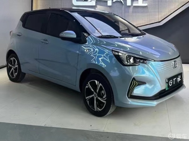 奔奔e-star改色梦幻灰魅蓝