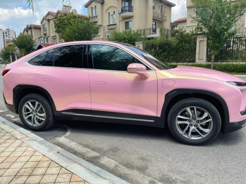 淡粉色车衣图片