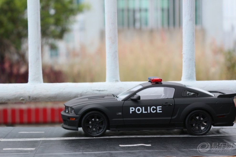 【汽车模型摄影】野马萨林s281警车 二拍