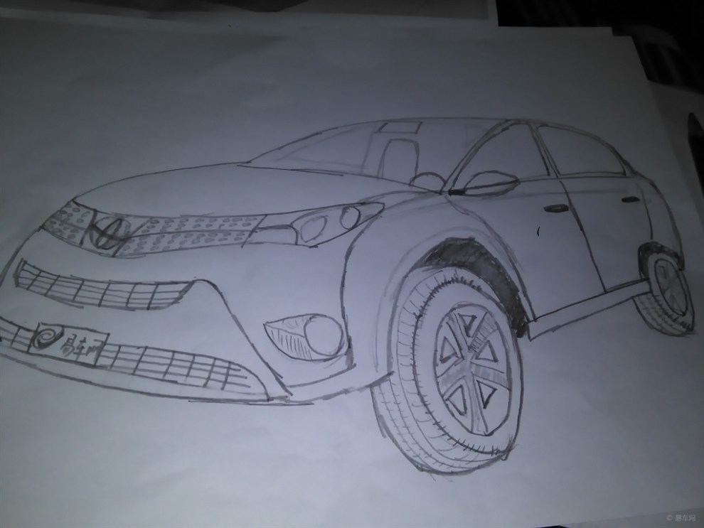【原创】我画一汽丰田rav4
