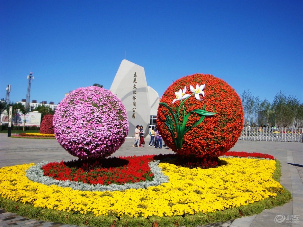 游长阳兰花文化休闲公园赏景观花