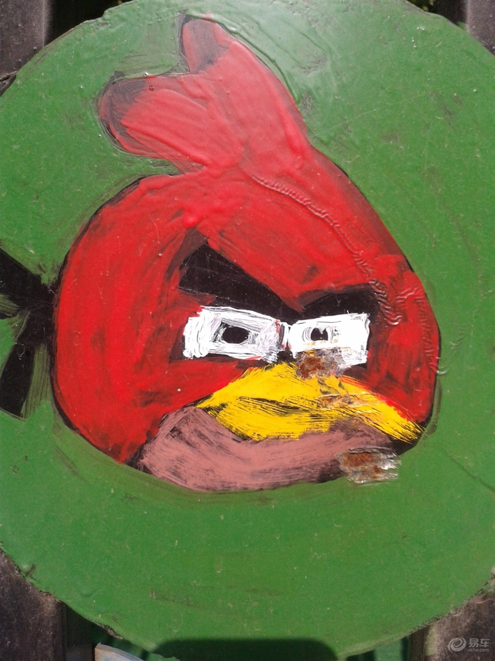 【激情五月随手拍】幼儿园门上的画