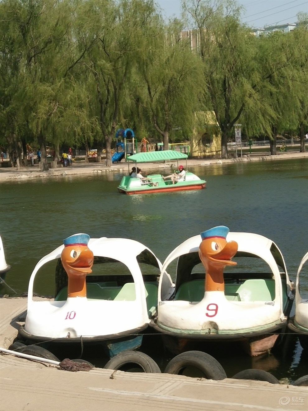 邯郸丛台公园划船图片