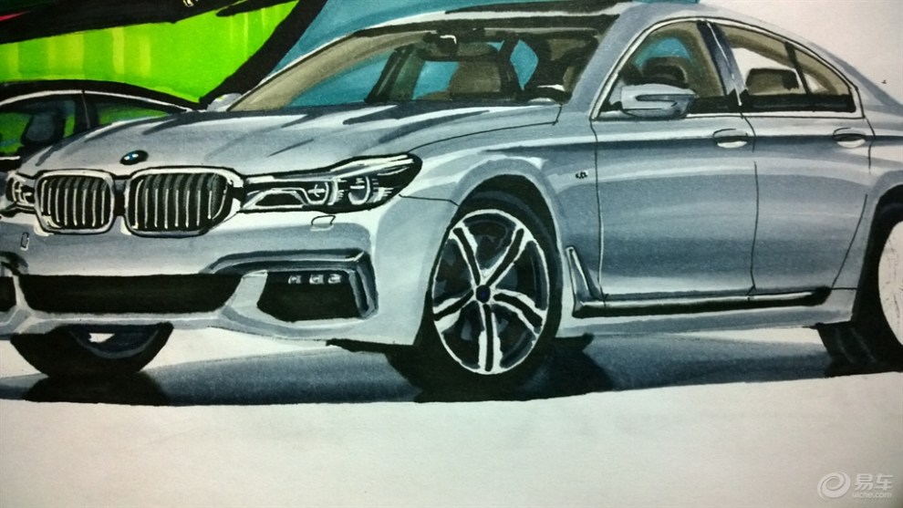 【我画宝马7系】一代经典的传承——bmw 7 series