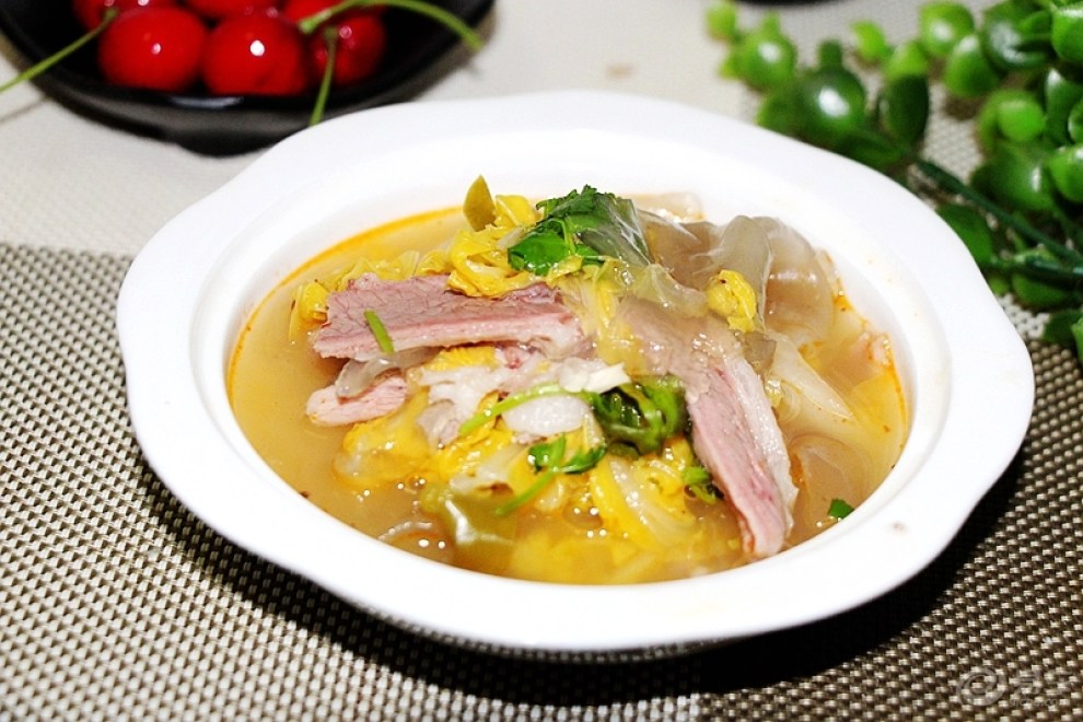 【浓情冬季享美味】羊肉炖白菜