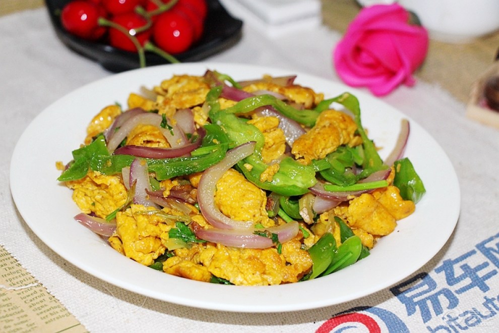 【考生感恩美食季】洋葱炒鸭蛋