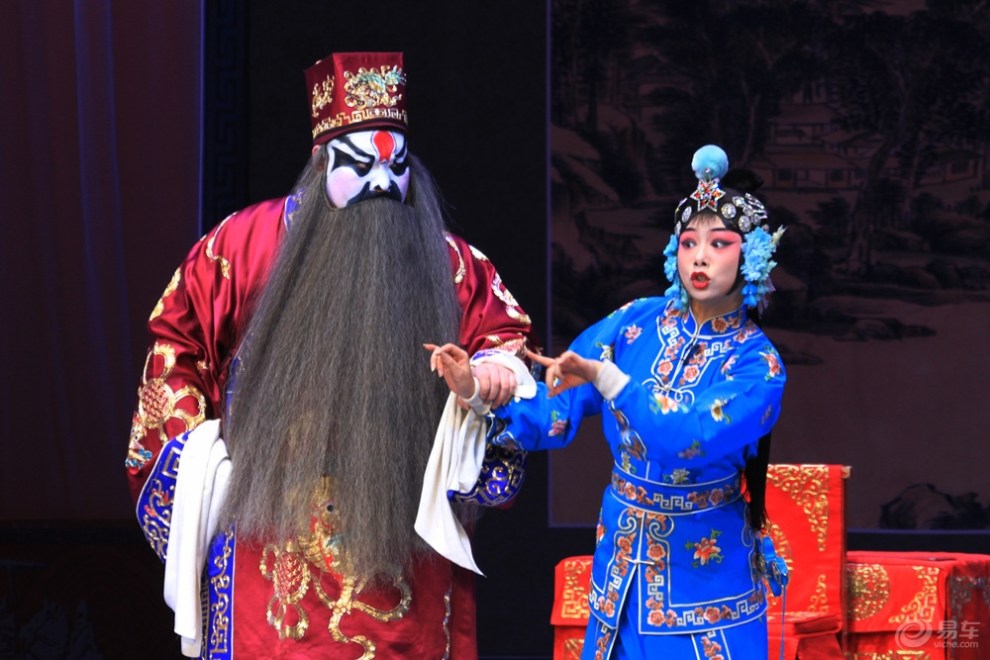 天津市评剧团在天津红旗剧院演评剧《三看御妹》剧照