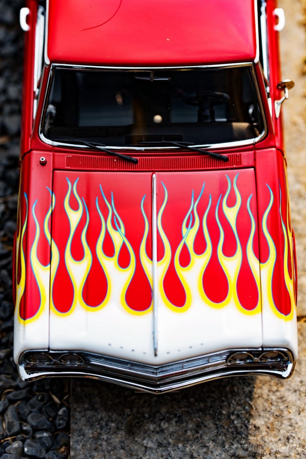 【外拍1965年雪佛兰ei camino火焰皮卡】_汽车模型社区图片集锦_汽车