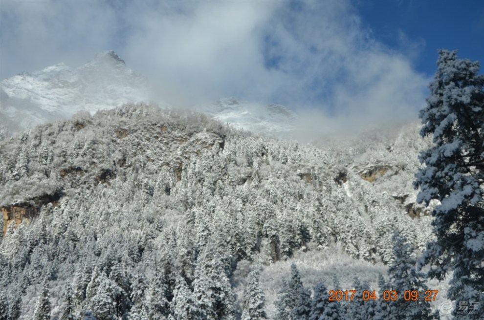 遠行小金縣四姑娘山,遇見下大雪