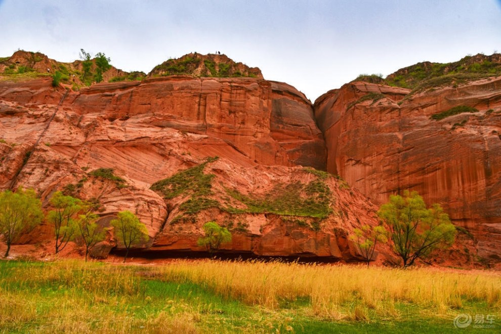 看看陕北的丹霞地貌