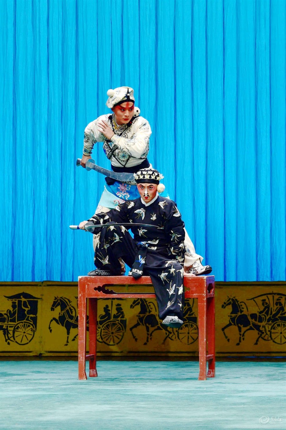 河南省京剧艺术中心来津交流演出京剧《三岔口》 剧照