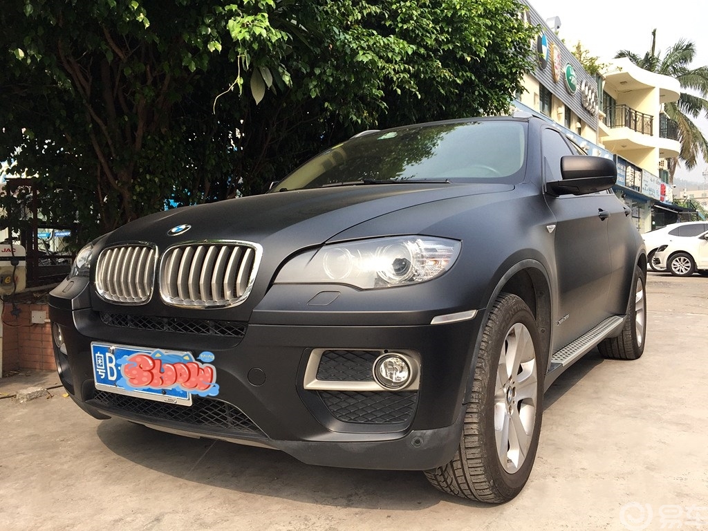 宝马x6整车变身记如墨玉般神秘香槟金改色炫酷超亚黑