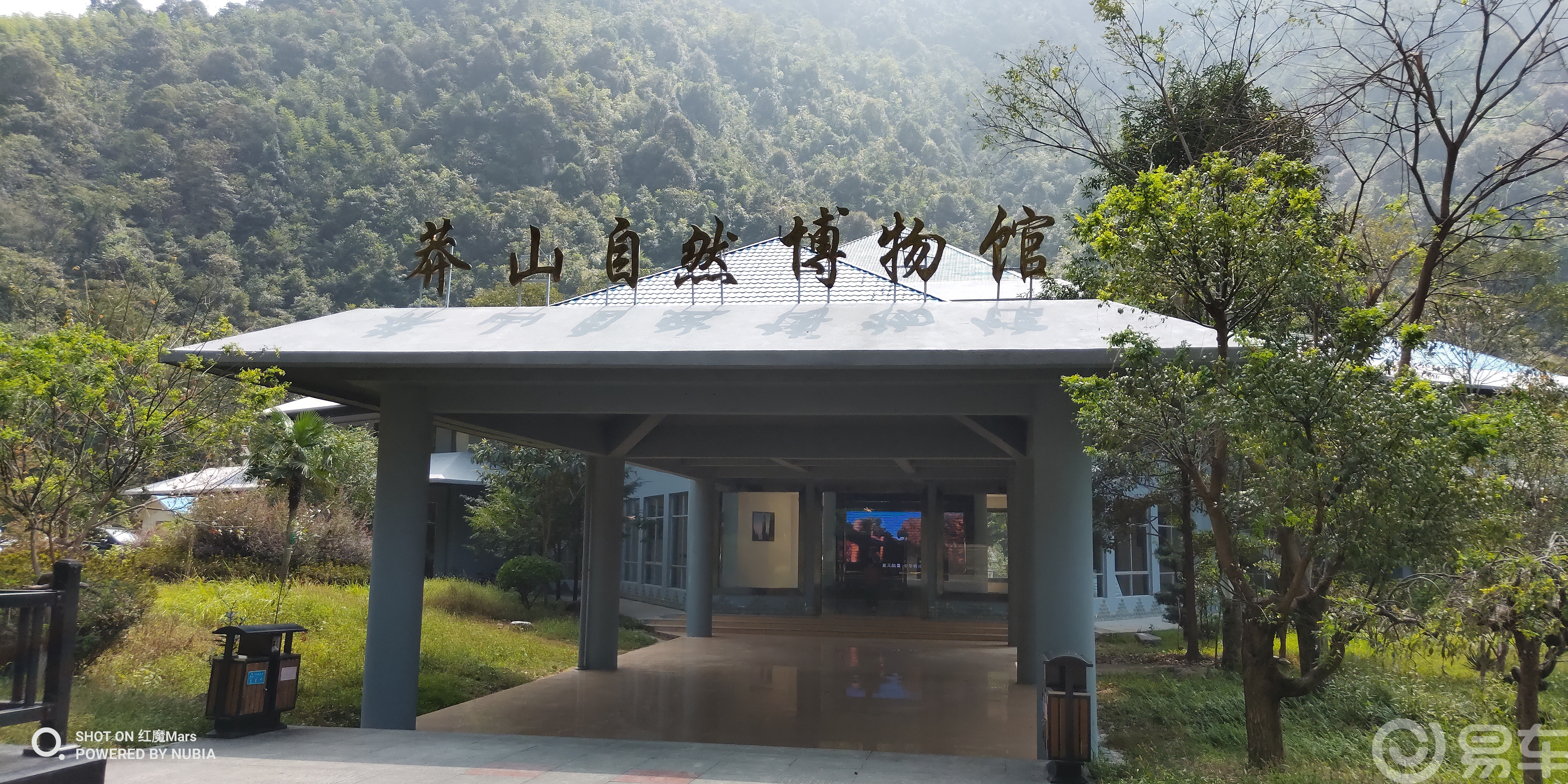 大门口"蛇博士"陈远辉的塑像莽山自然博物馆分为动物馆和莽山烙铁头蛇