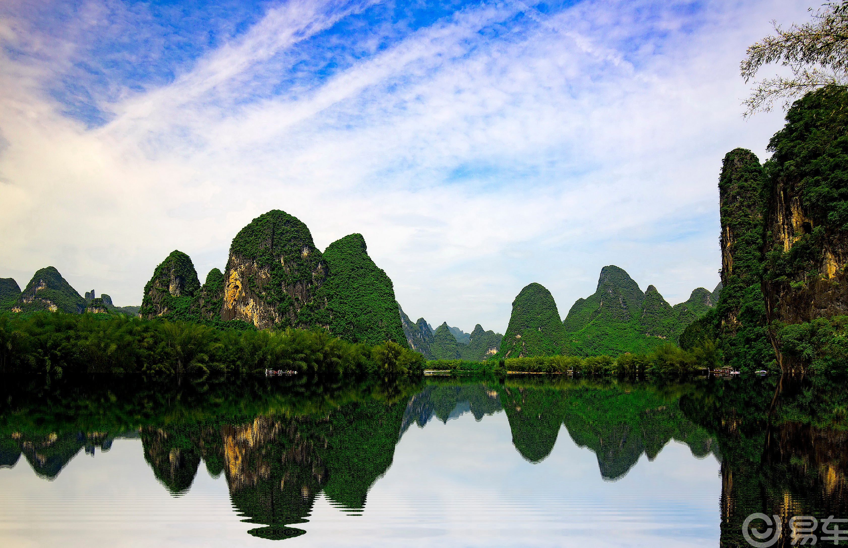 和我的小白高尔夫品味这桂林山水甲天下的奇观