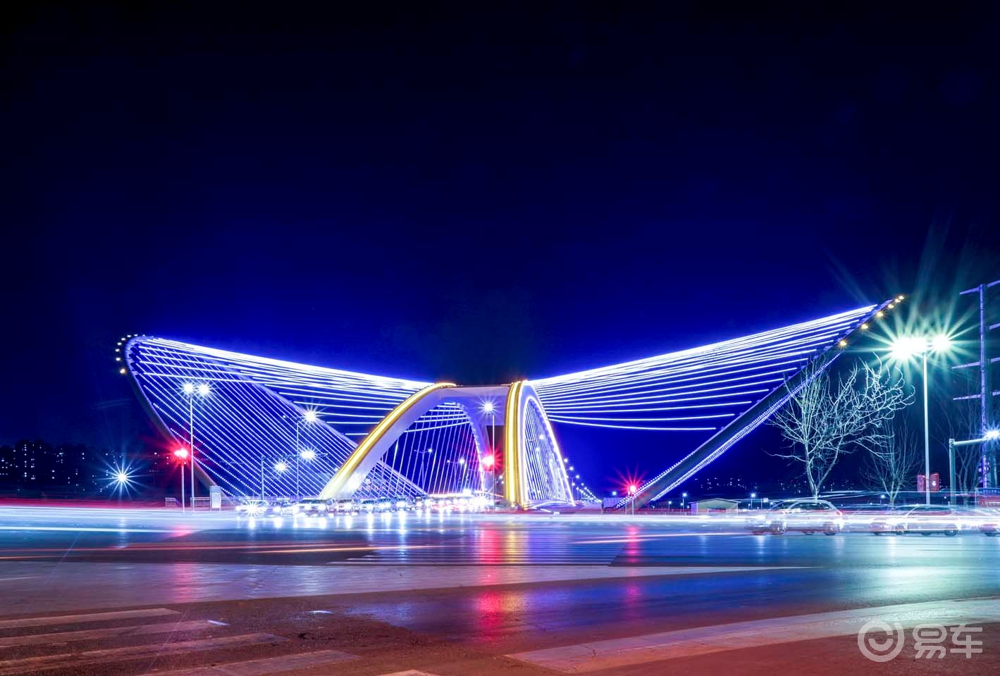 银川夜景真实图片